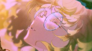 Preview wallpaper girl, glasses, autumn, anime