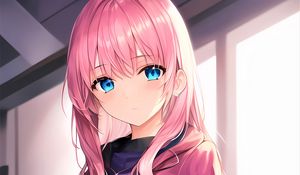 Preview wallpaper girl, guitar, anime