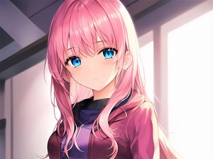 Preview wallpaper girl, guitar, anime