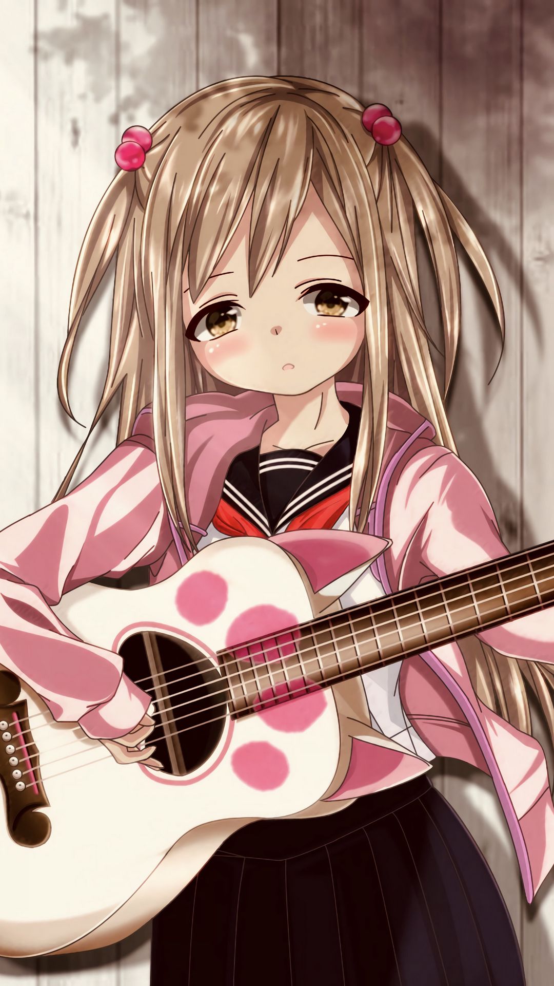 Download Music Anime Neon Guitar Wallpaper  Wallpaperscom