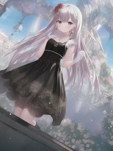 Girl and Sky Anime Aesthetic Wallpapers  Aesthetic Anime Walls