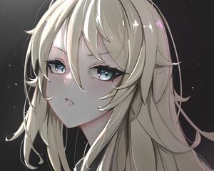 Preview wallpaper girl, hair, portrait, anime