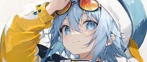 Preview wallpaper girl, hat, jacket, sunglasses, anime