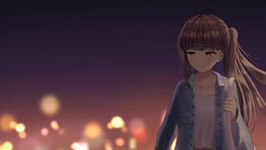 Preview wallpaper girl, jacket, anime, art