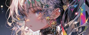 Preview wallpaper girl, jewelry, anime