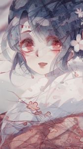 Preview wallpaper girl, kimono, anime, art