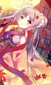 Preview wallpaper girl, kimono, anime