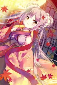 Preview wallpaper girl, kimono, anime