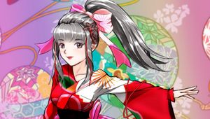 Preview wallpaper girl, kimono, bow, anime