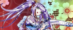 Preview wallpaper girl, kimono, electric guitar, guitar, music, anime