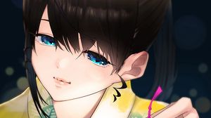 Preview wallpaper girl, kimono, holiday, anime