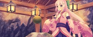 Preview wallpaper girl, kimono, japan, anime, art