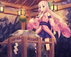 Preview wallpaper girl, kimono, japan, anime, art