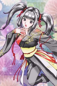Preview wallpaper girl, kimono, surprise, anime