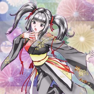 Preview wallpaper girl, kimono, surprise, anime