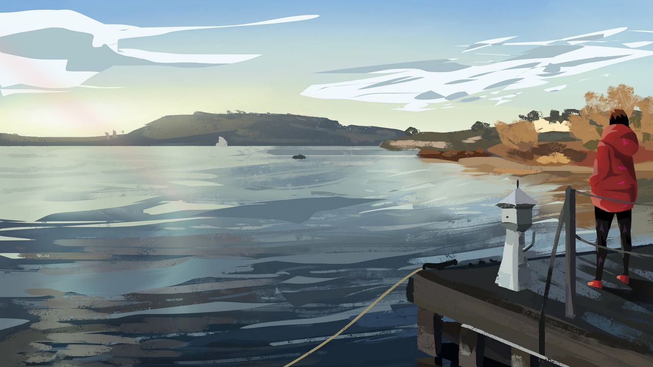 Wallpaper girl, lonely, loneliness, marina