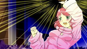 Preview wallpaper girl, magic, superpower, anime, art