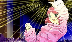 Preview wallpaper girl, magic, superpower, anime, art