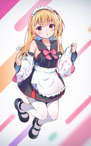 Preview wallpaper girl, maid, anime, art