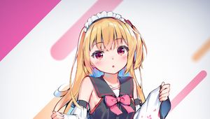 Preview wallpaper girl, maid, anime, art