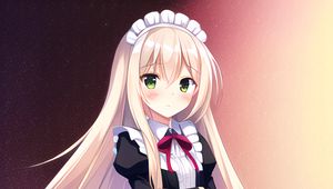 Preview wallpaper girl, maid, apron, anime