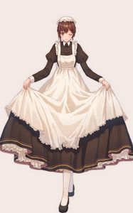 Preview wallpaper girl, maid, dress, anime