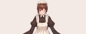 Preview wallpaper girl, maid, dress, anime