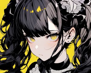 Preview wallpaper girl, maid, emotion, anime, art