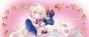 Preview wallpaper girl, maid, tea, anime, art