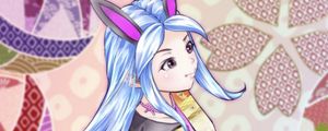 Preview wallpaper girl, movement, ears, anime