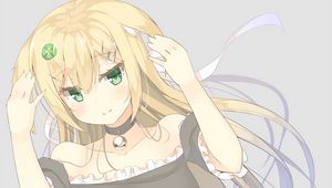 Preview wallpaper girl, neko, dress, anime