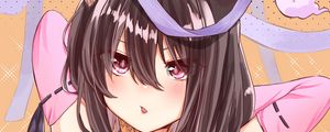 Preview wallpaper girl, neko, ears, pose, anime