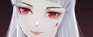Preview wallpaper girl, neko, ears, glance, anime, art