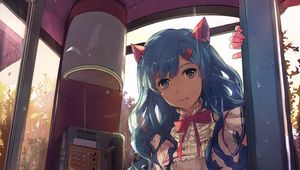 Preview wallpaper girl, neko, ears, dress, anime