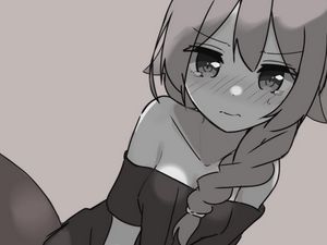 Preview wallpaper girl, neko, ears, tears, sad, anime, art