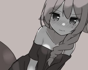 Preview wallpaper girl, neko, ears, tears, sad, anime, art