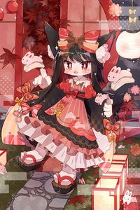 Preview wallpaper girl, neko, ears, kimono, anime, art