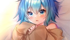 Preview wallpaper girl, neko, ears, anime, art, cute