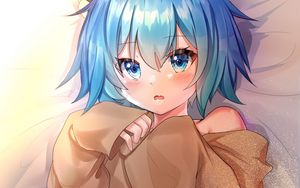 Preview wallpaper girl, neko, ears, anime, art, cute