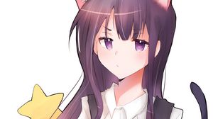 Preview wallpaper girl, neko, ears, anime