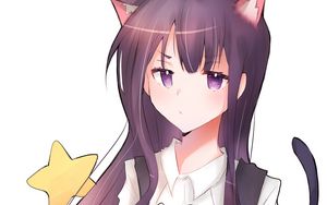 Preview wallpaper girl, neko, ears, anime