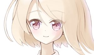 Preview wallpaper girl, neko, ears, glance, anime, light