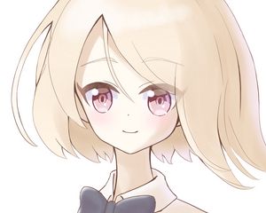 Preview wallpaper girl, neko, ears, glance, anime, light