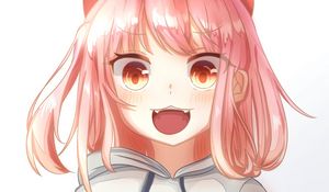 Preview wallpaper girl, neko, smile, anime