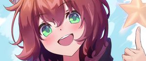 Preview wallpaper girl, neko, smile, anime, art
