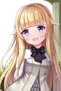 Preview wallpaper girl, neko, smile, ears, anime