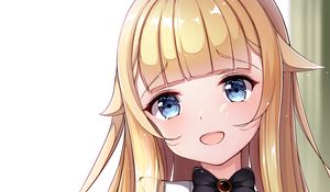 Preview wallpaper girl, neko, smile, ears, anime