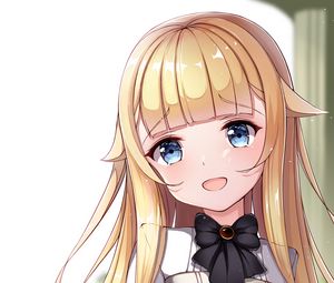 Preview wallpaper girl, neko, smile, ears, anime