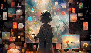 Preview wallpaper girl, pictures, art, anime