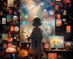 Preview wallpaper girl, pictures, art, anime